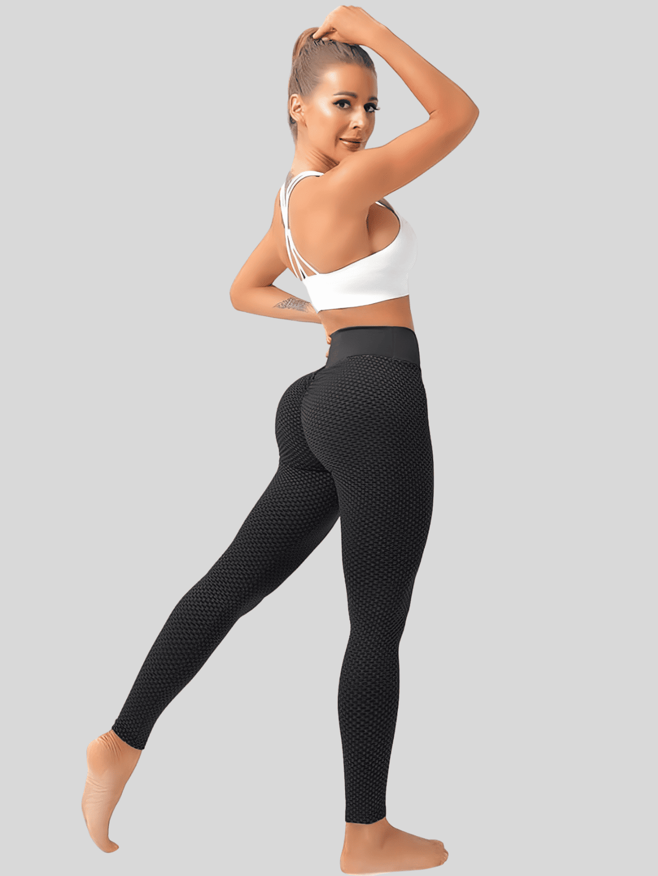 Foto 6 pulgar | Set 3 Mallones Mujer Leggings Stretch Leggins Lic-04-px3 Varios Colores Mayon Mallas