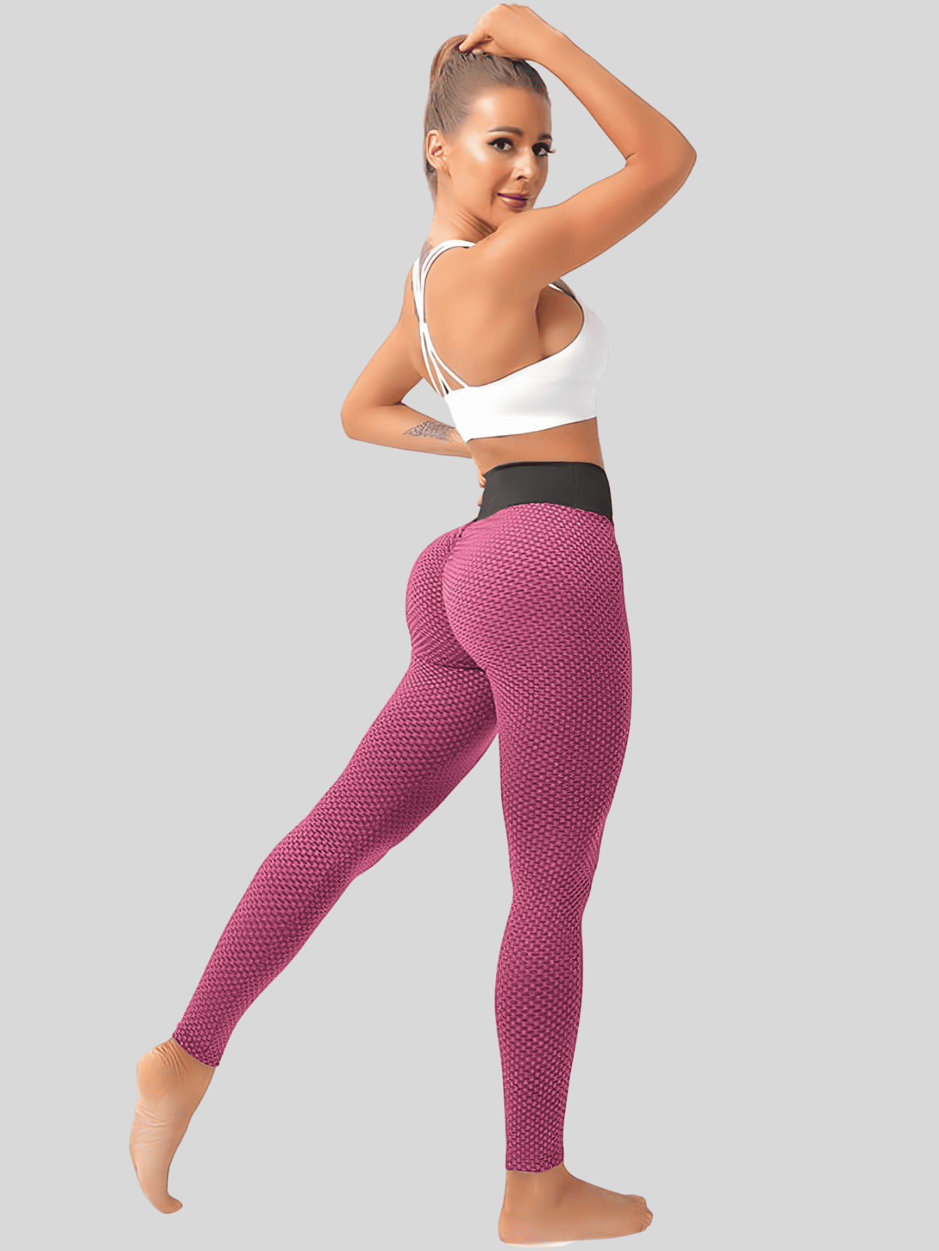 Foto 8 pulgar | Set 3 Mallones Mujer Leggings Stretch Leggins Lic-04-px3 Varios Colores Mayon Mallas