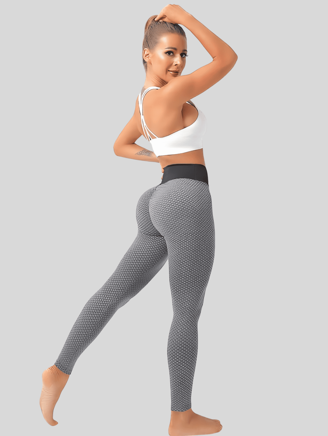 Foto 8 pulgar | Set 3 Mallones Mujer Leggings Stretch Leggins Lic-04-px3 Varios Colores Mayon Mallas