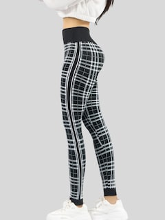 Foto 4 | Legging De Dama Stretch Mallas Deportivas Lic-0185 Negro Mallones De Mujer