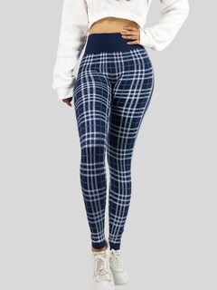 Foto 7 | Legging De Dama Stretch Mallas Deportivas Lic-0185 Marino Mallones De Mujer
