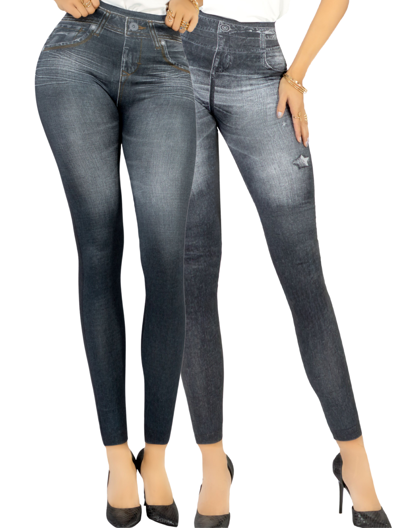 Foto 1 | Leggings 2 Piezas para Mujer