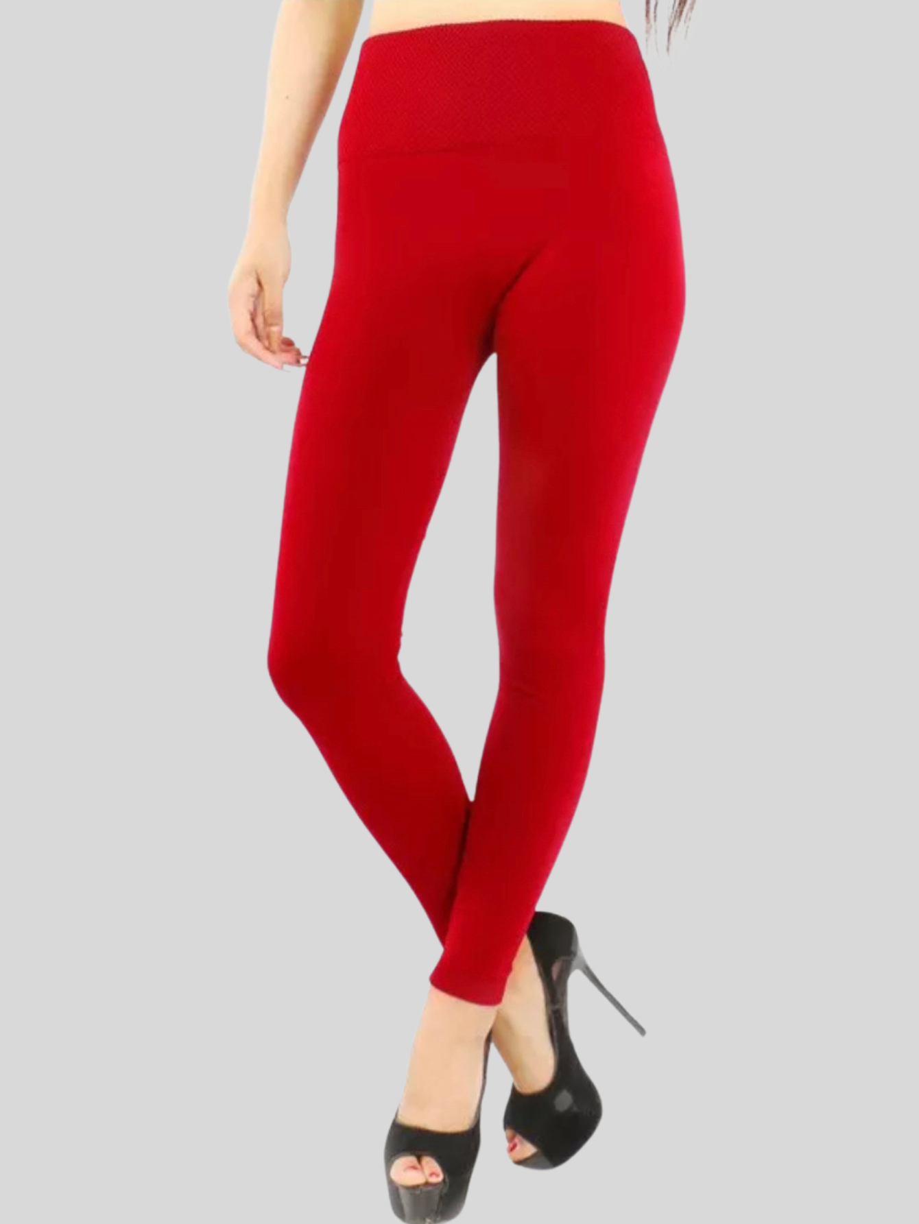 Foto 4 pulgar | Set De 4 Leggings Térmico De Mujer Lic-071 Varios Colores Afelpado