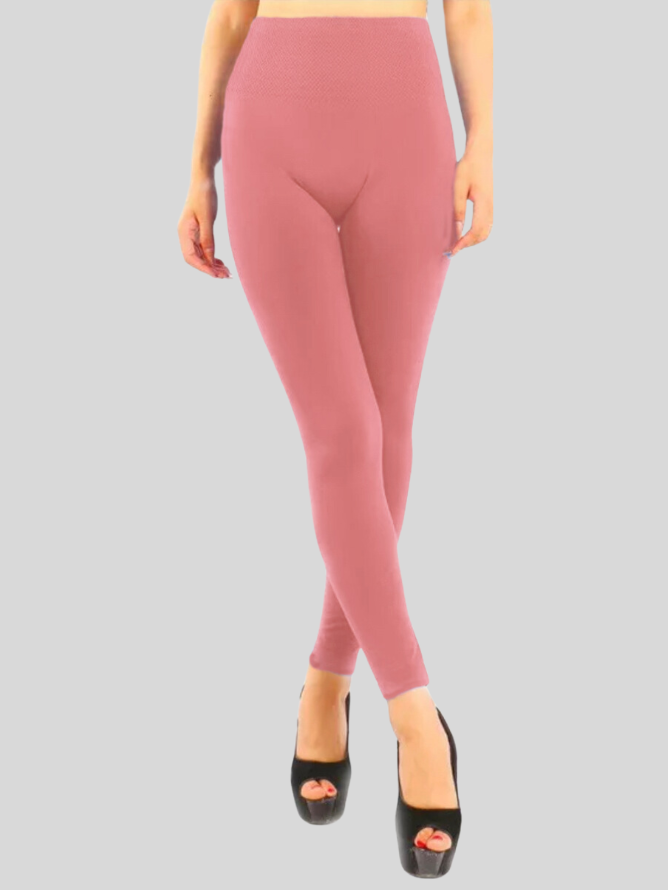 Foto 5 pulgar | Set De 4 Leggings Térmico De Mujer Lic-071 Varios Colores Afelpado