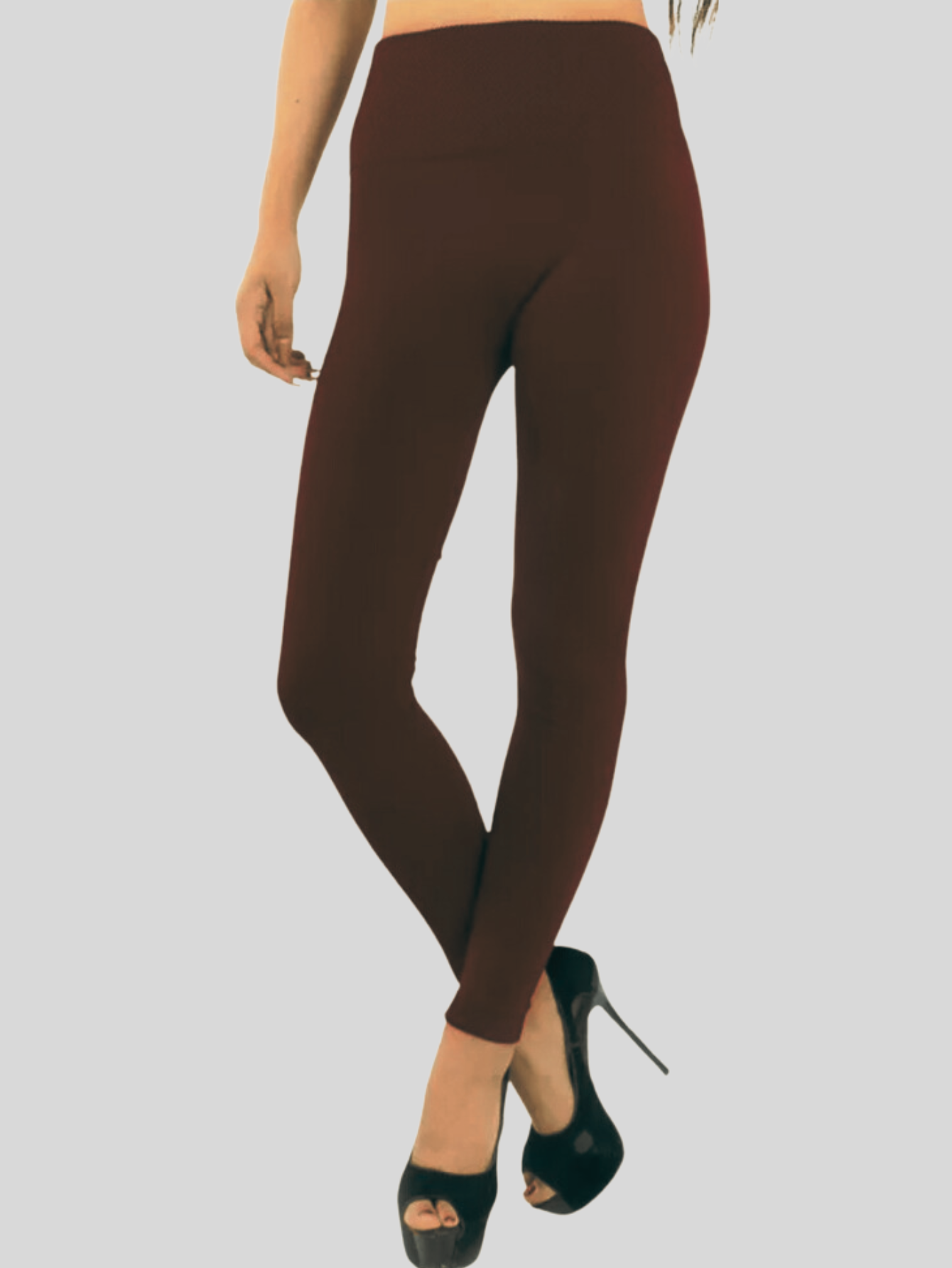 Foto 4 | Set De 4 Leggings Térmico De Mujer Lic-071 Varios Colores Afelpado