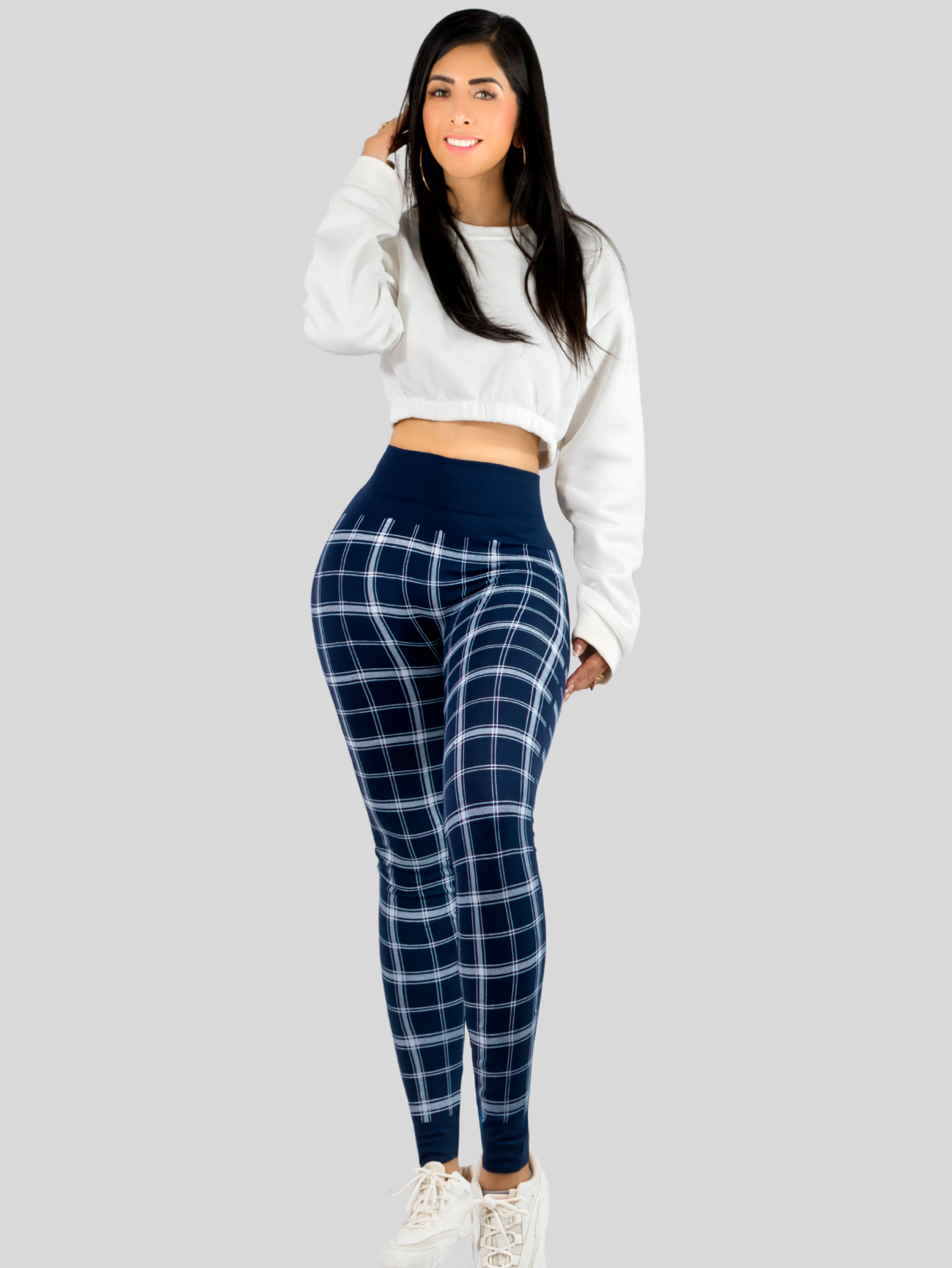 Foto 2 | Set 2 Leggings Mujer Mayones Lic-0183-px2 Variedad De Colores Mallones Stretch Cómodos