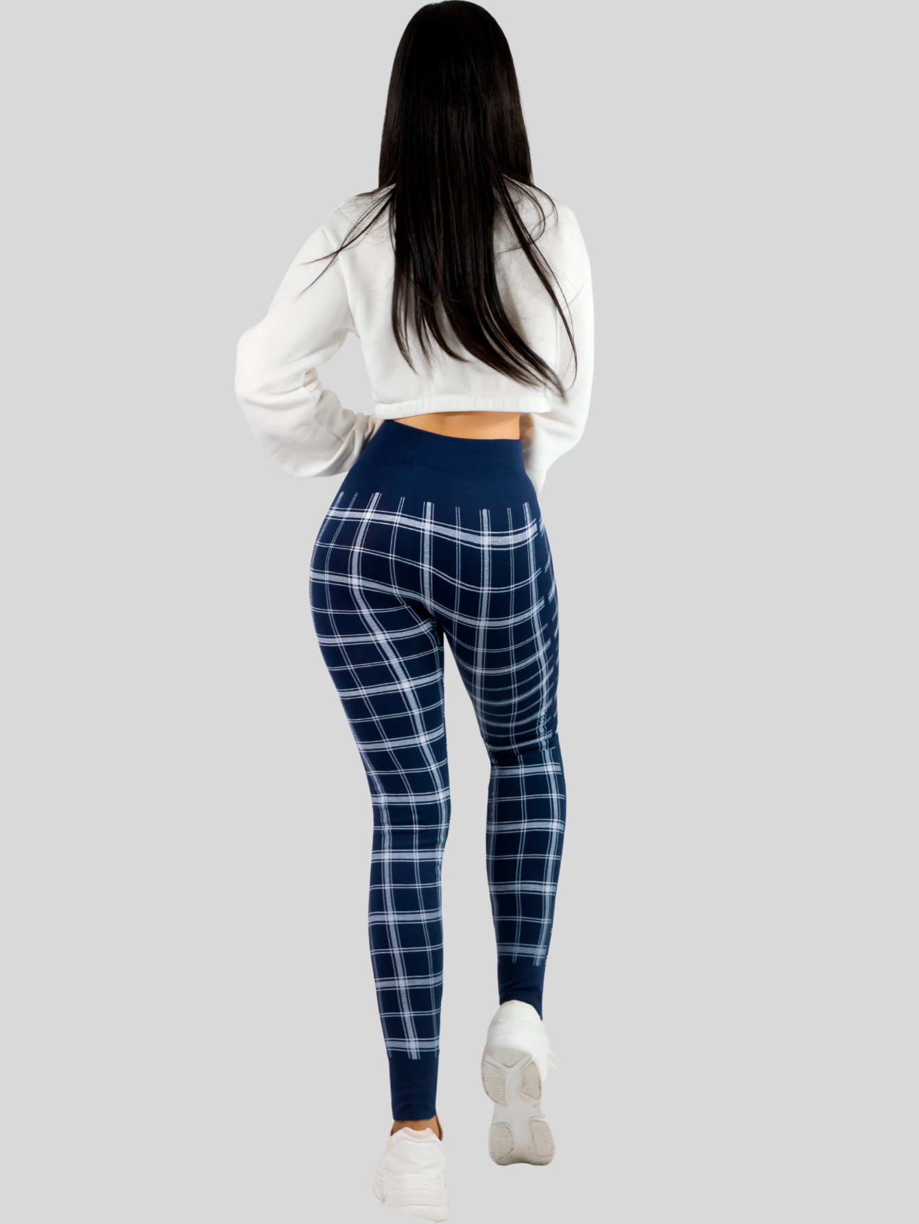 Foto 4 pulgar | Set 2 Leggings Mujer Mayones Lic-0183-px2 Variedad De Colores Mallones Stretch Cómodos