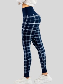 Foto 4 | Set 2 Leggings Mujer Mayones Lic-0183-px2 Variedad De Colores Mallones Stretch Cómodos