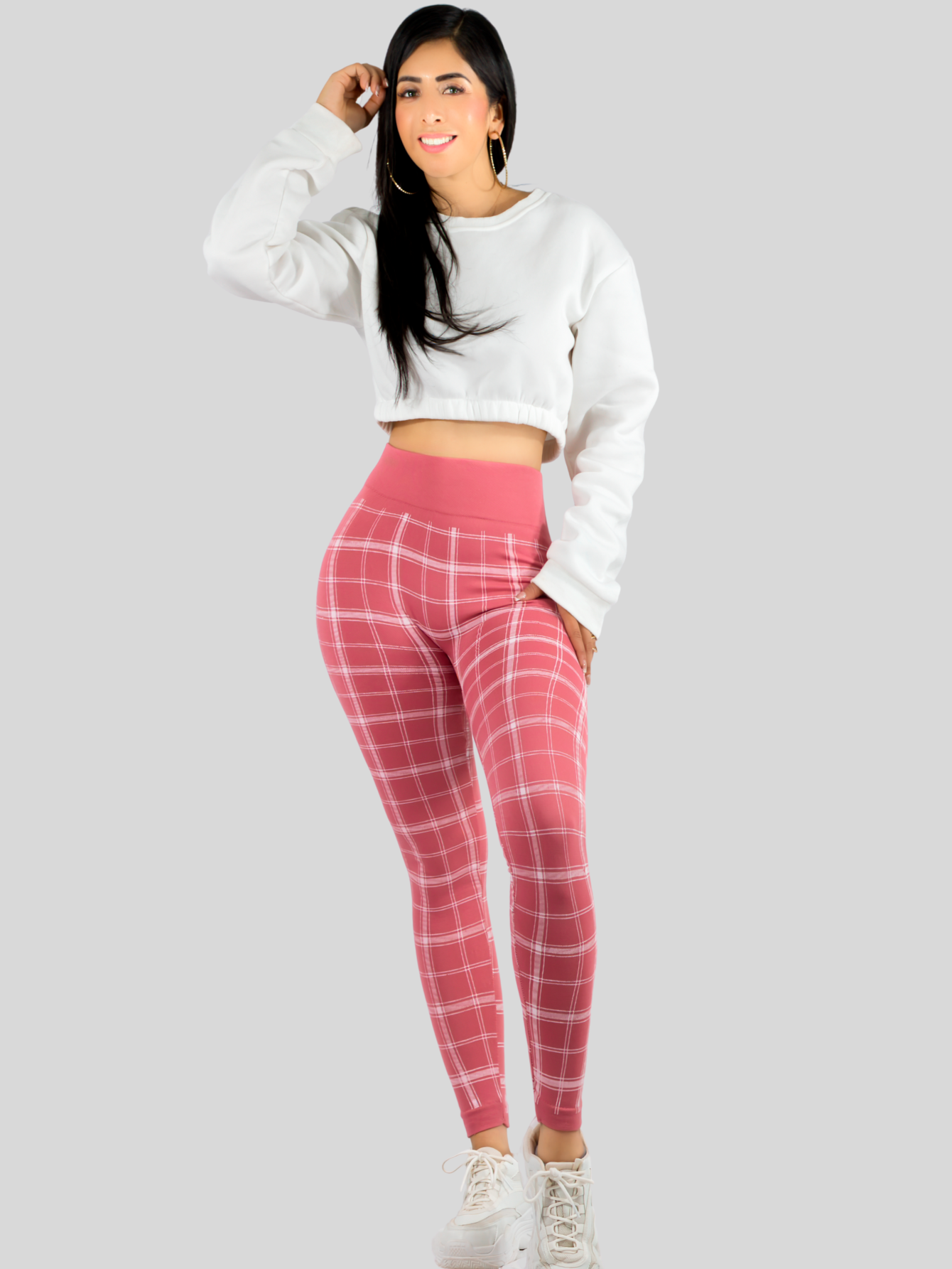 Foto 2 | Set 2 Leggings Mujer Mayones Lic-0183-px2 Variedad De Colores Mallones Stretch Cómodos