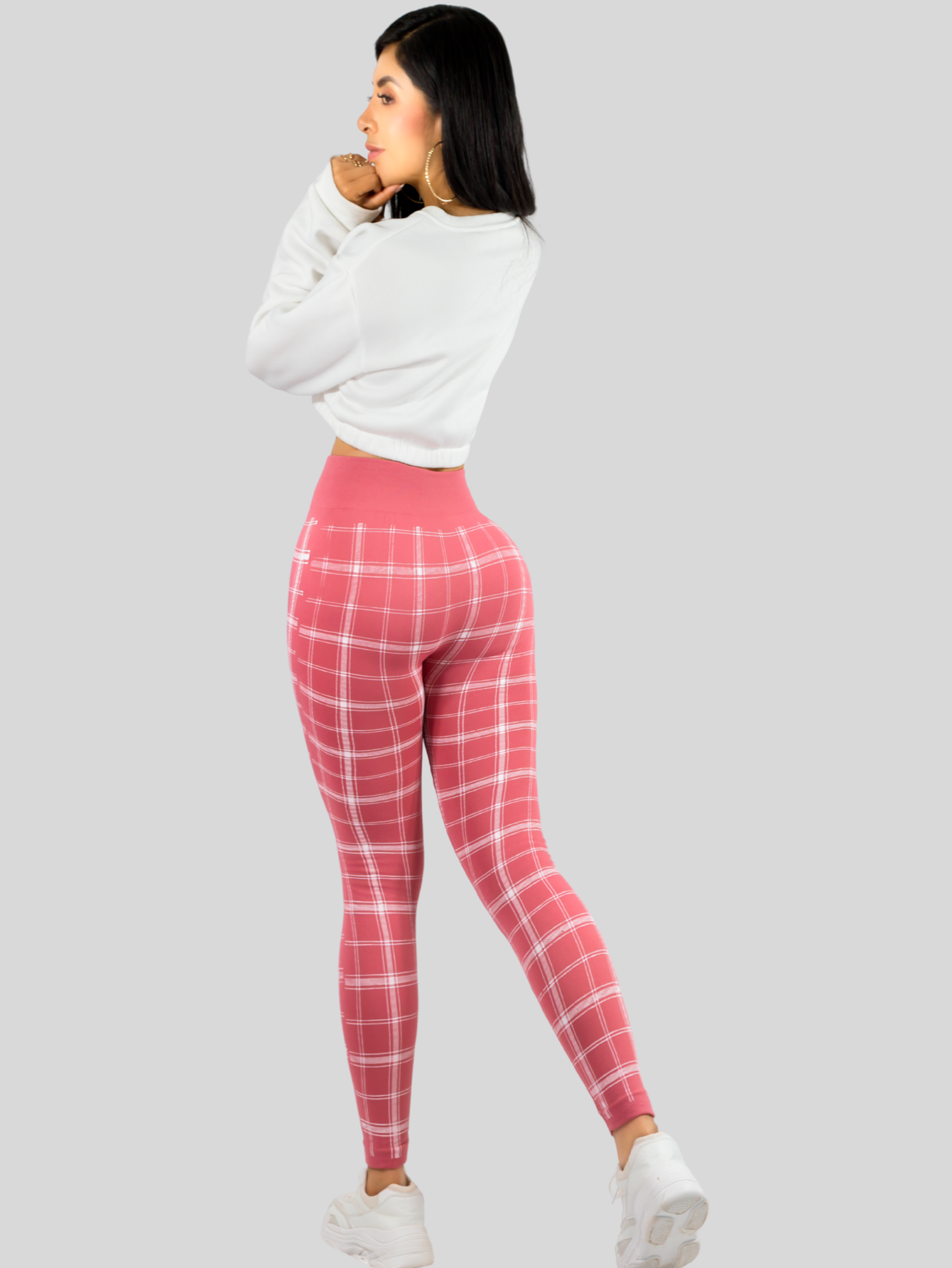 Foto 4 pulgar | Set 2 Leggings Mujer Mayones Lic-0183-px2 Variedad De Colores Mallones Stretch Cómodos