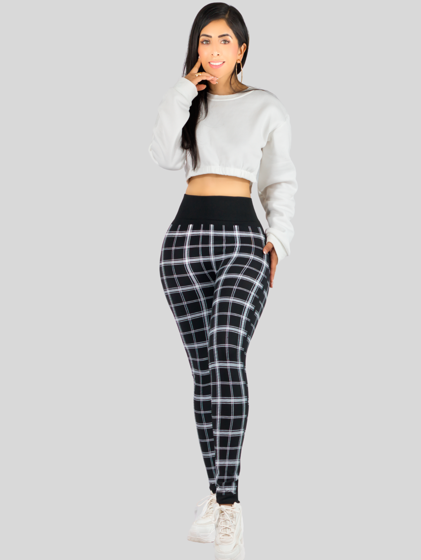 Foto 7 pulgar | Set 2 Leggings Mujer Mayones Lic-0183-px2 Variedad De Colores Mallones Stretch Cómodos