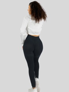 Foto 3 | Leggings Mujer Push Up Lic-0176 Negro Mallas Deportivas Texturizada Stretch