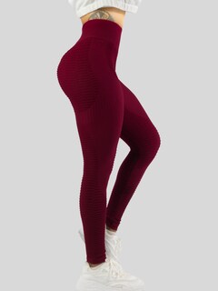 Foto 4 | Leggings Mujer Push Up Lic-0176 Vono Mallas Deportivas Texturizada Stretch