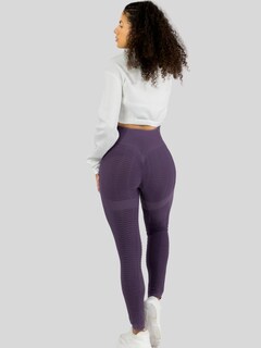 Foto 3 | Leggings Mujer Push Up Lic-0176 Lila Mallas Deportivas Texturizada Stretch
