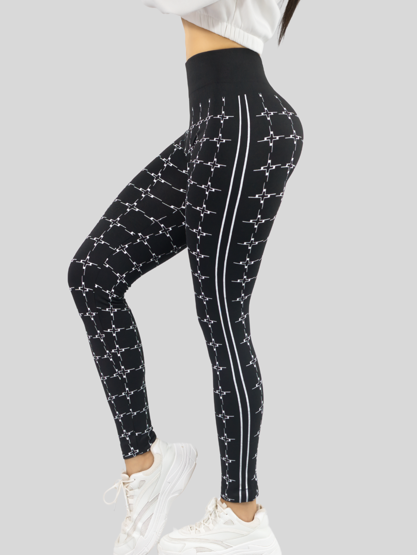 Foto 5 pulgar | Leggins De Mujer Mallones Dama Lic-0182 Negro Mallas Deportivas O Casuales