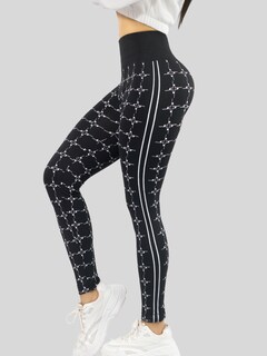 Foto 4 | Leggins De Mujer Mallones Dama Lic-0182 Negro Mallas Deportivas O Casuales