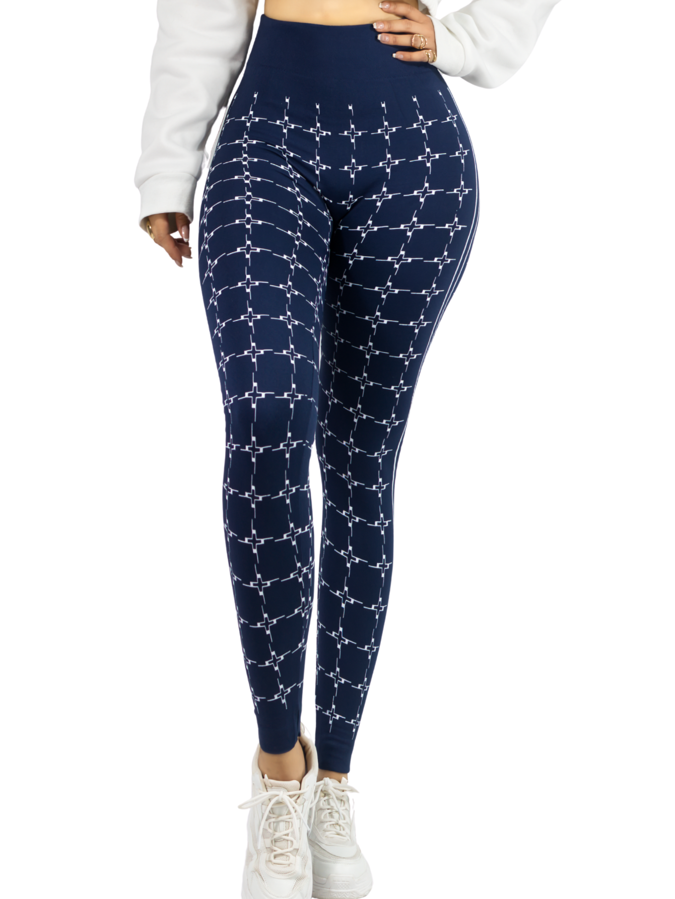 Foto 2 pulgar | Leggins De Mujer Mallones Dama Lic-0182 Marino Mallas Deportivas O Casuales