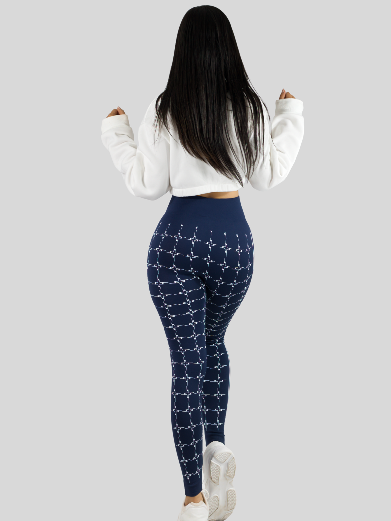 Foto 4 pulgar | Leggins De Mujer Mallones Dama Lic-0182 Marino Mallas Deportivas O Casuales
