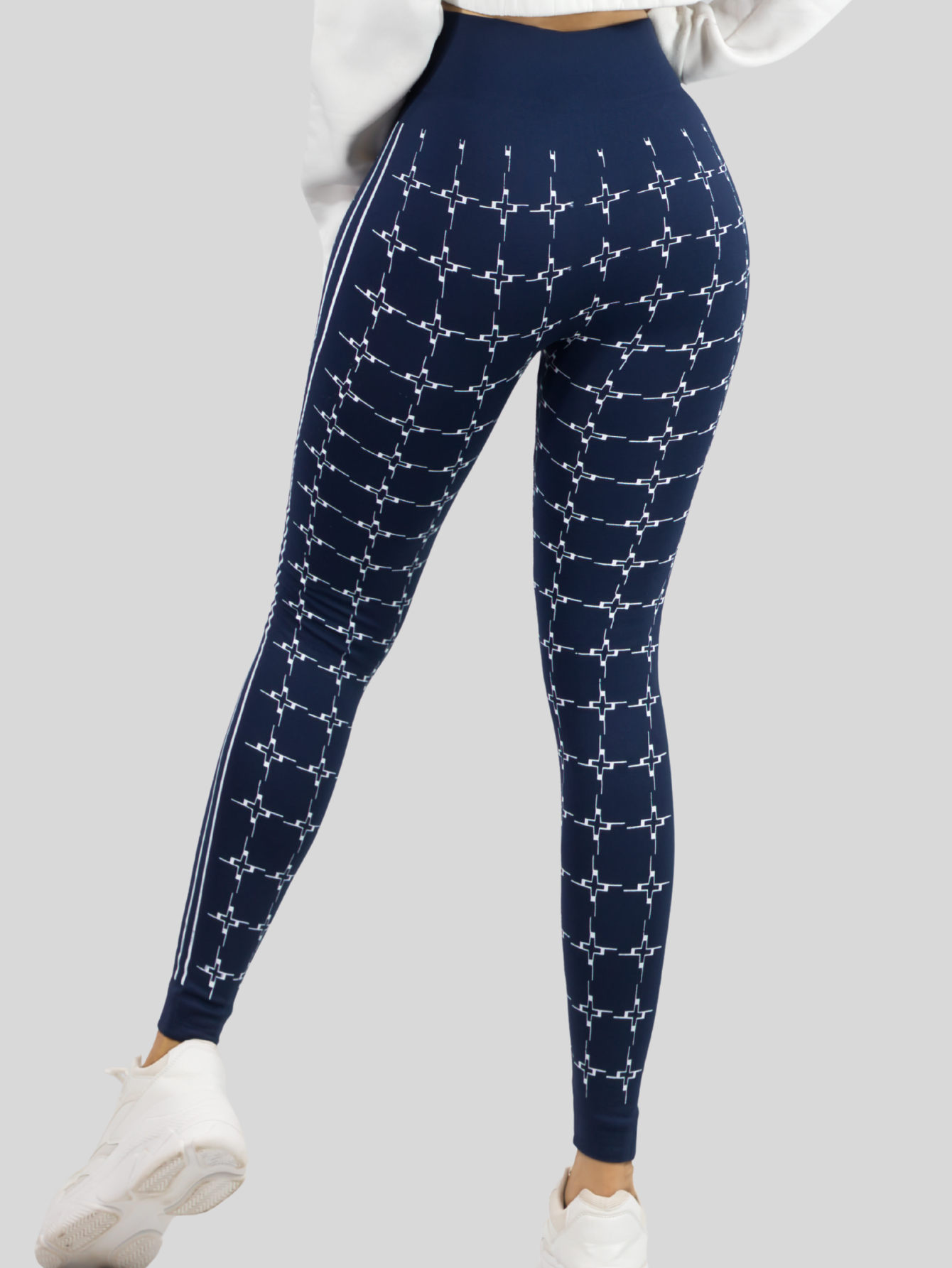 Foto 6 pulgar | Leggins De Mujer Mallones Dama Lic-0182 Marino Mallas Deportivas O Casuales
