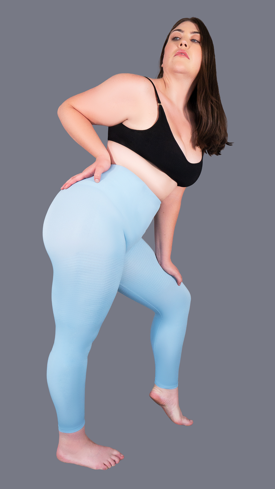 Foto 3 pulgar | Legging Faja Alta 6006