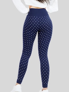 Foto 5 | Legging De Dama Stretch Mallas Deportivas Lic-0190 Marino Mallones De Mujer