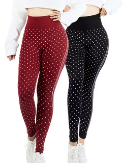 Foto 1 | Set De 2 Legging Mujer Mallones Leggins Mayon Lic-0190-px2 Variedad De Colores Mallas Térmico