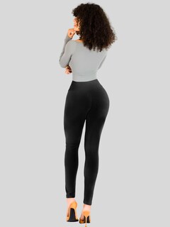 Foto 3 | Legging Mujer Mallones Leggins Mayon Lic-0201 Negro Mallas Térmico