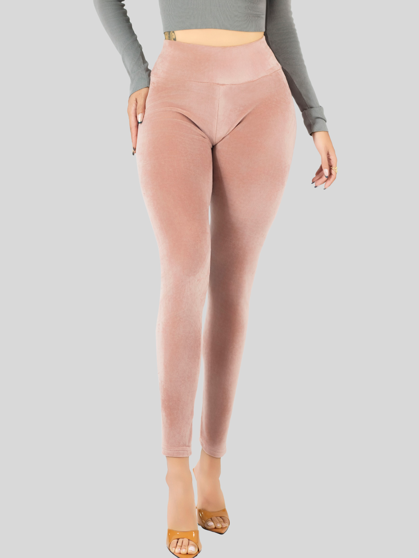 Foto 7 pulgar | Legging Mujer Mallones Leggins Mayon Lic-0201 Coral Mallas Térmico