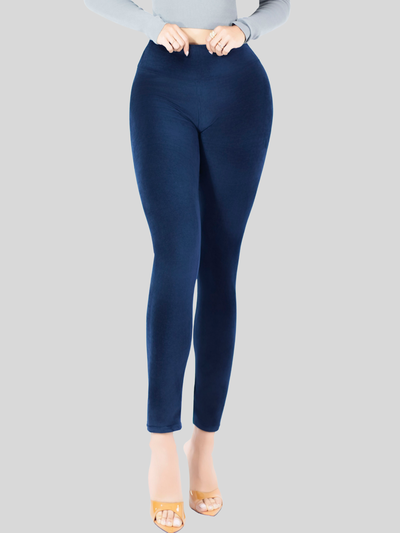 Foto 7 pulgar | Legging Mujer Mallones Leggins Mayon Lic-0201 Marino Mallas Térmico