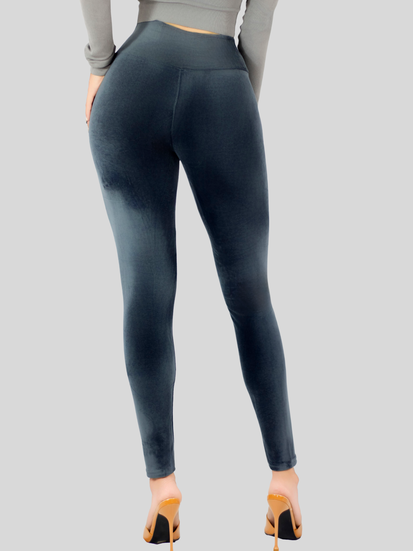 Foto 6 pulgar | Legging Mujer Mallones Leggins Mayon Lic-0201 Gris Mallas Térmico
