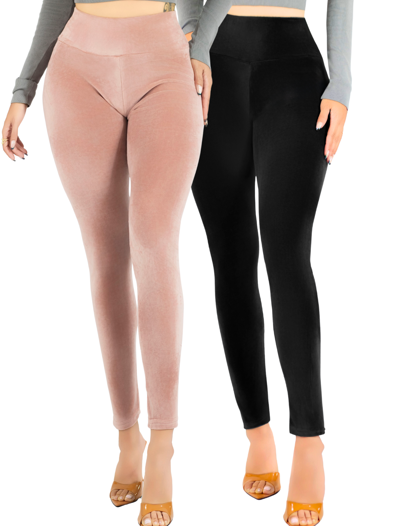 Foto 2 pulgar | Set De 2 Legging Mujer Mallones Leggins Mayon Lic-0201 Variedad De Colores Mallas Térmico