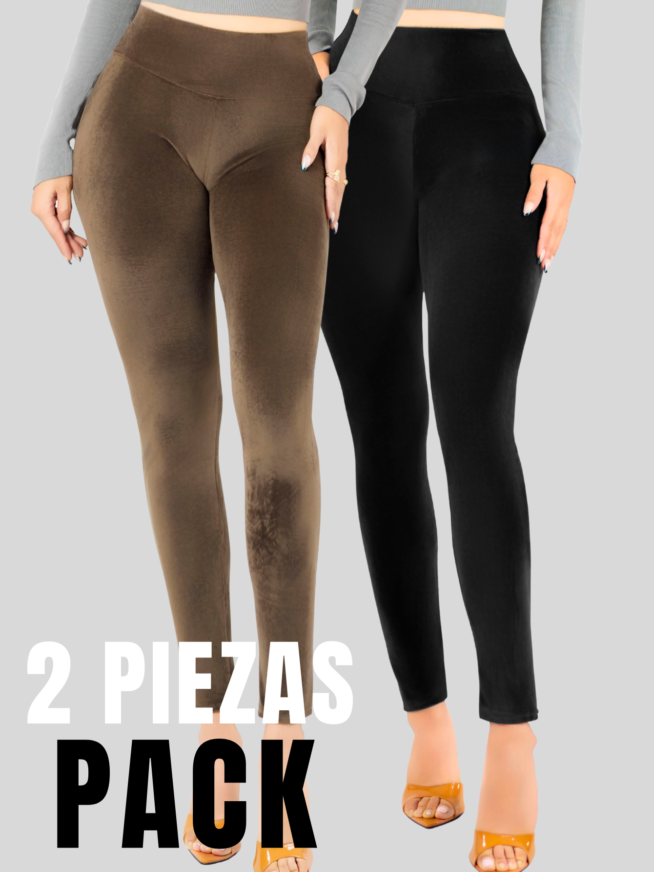 Foto 6 pulgar | Set De 2 Legging Mujer Mallones Leggins Mayon Lic-0201 Variedad De Colores Mallas Térmico