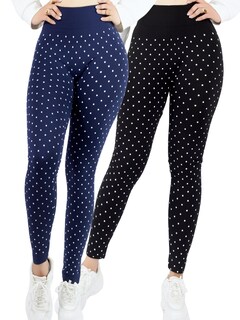Foto 1 | Set De 2 Mallones Deportivos De Mujer Lic-057-px2 Dos Colores Leggings Termicos