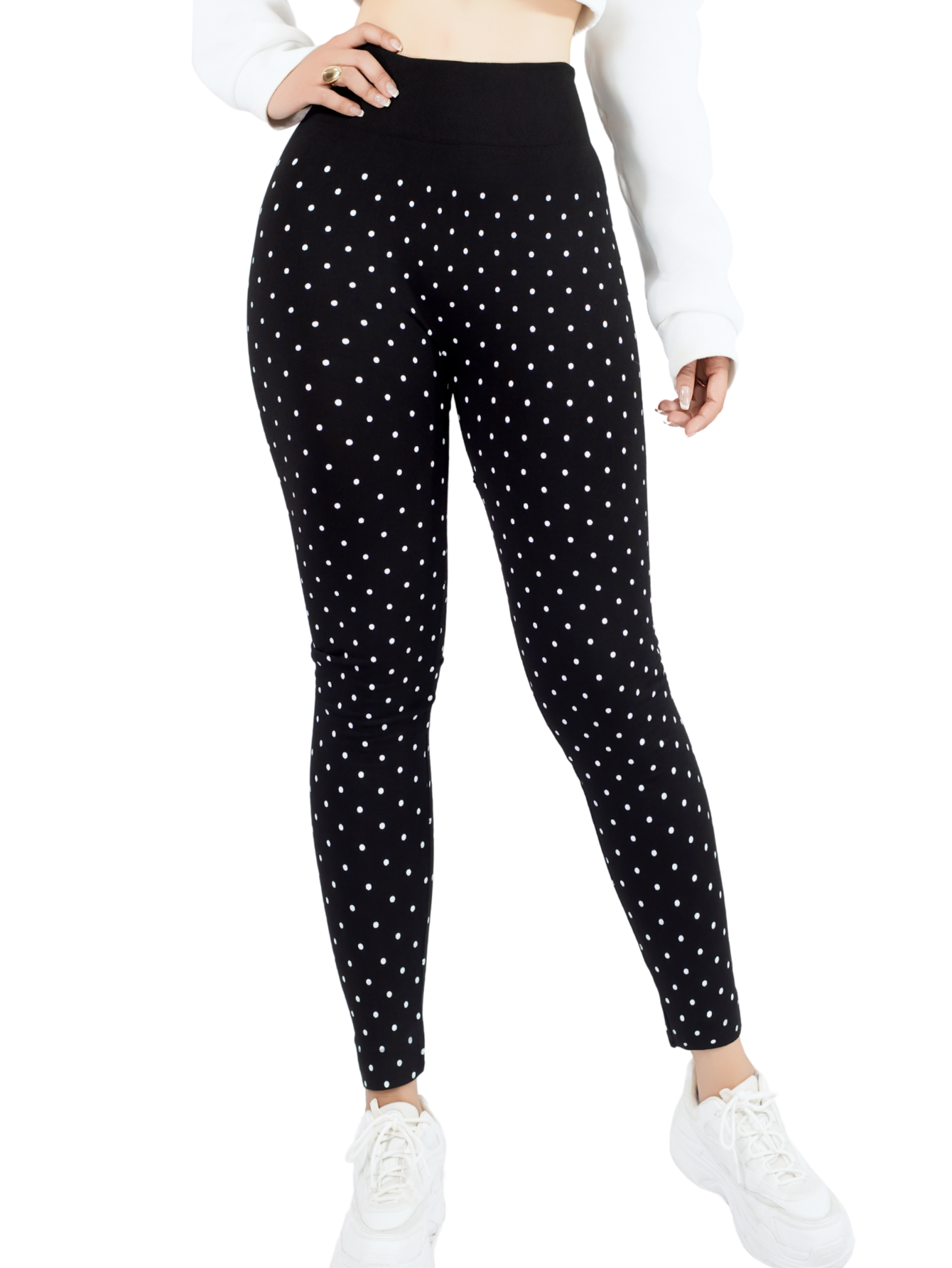 Mallas Deportivas Leggins Gym Interior Térmico Lic-057 Negro Mujer Mallone