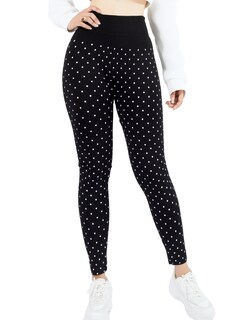 Foto 1 | Mallas Deportivas Leggins Gym Interior Térmico Lic-057 Negro Mujer Mallone