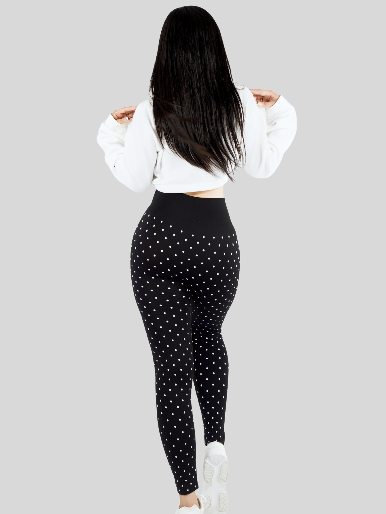Foto 4 pulgar | Mallas Deportivas Leggins Gym Interior Térmico Lic-057 Negro Mujer Mallone