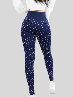 Foto 5 | Mallas Deportivas Leggins Gym Interior Térmico Lic-057 Marino Mujer Mallone