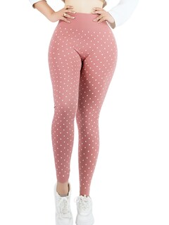 Foto 1 | Mallas Deportivas Leggins Gym Interior Térmico Lic-057 Rosa Mujer Mallone
