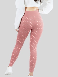 Foto 5 | Mallas Deportivas Leggins Gym Interior Térmico Lic-057 Rosa Mujer Mallone