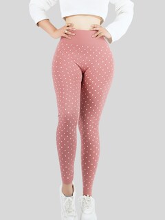 Foto 6 | Mallas Deportivas Leggins Gym Interior Térmico Lic-057 Rosa Mujer Mallone