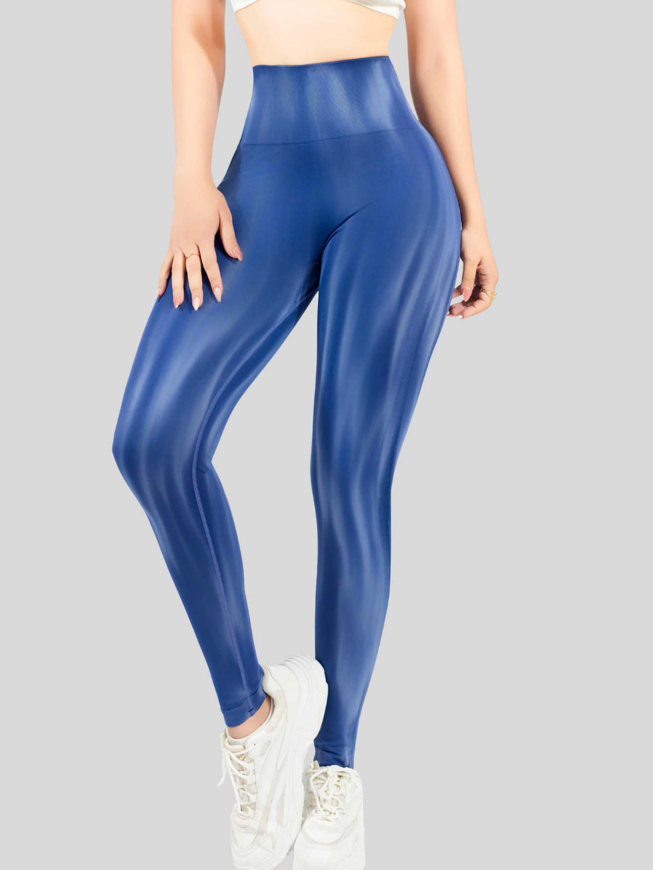 Foto 7 pulgar | Leggings Deportivos Tie-dye Mujer Para Yoga Y Gym Lic-0197 Azul Marino Comodidad Y Estilo