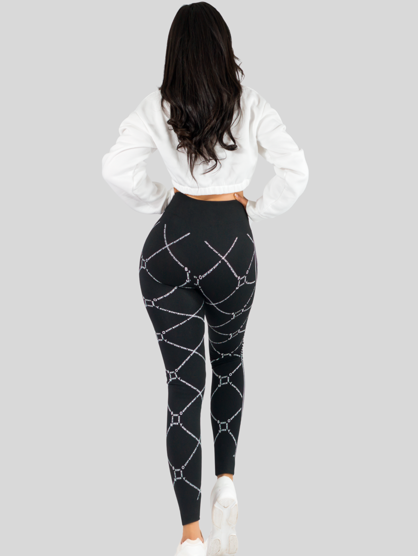Foto 4 pulgar | Leggins Mujer Legging Mallones Lic-010 Marino Negro Térmicas Mayon