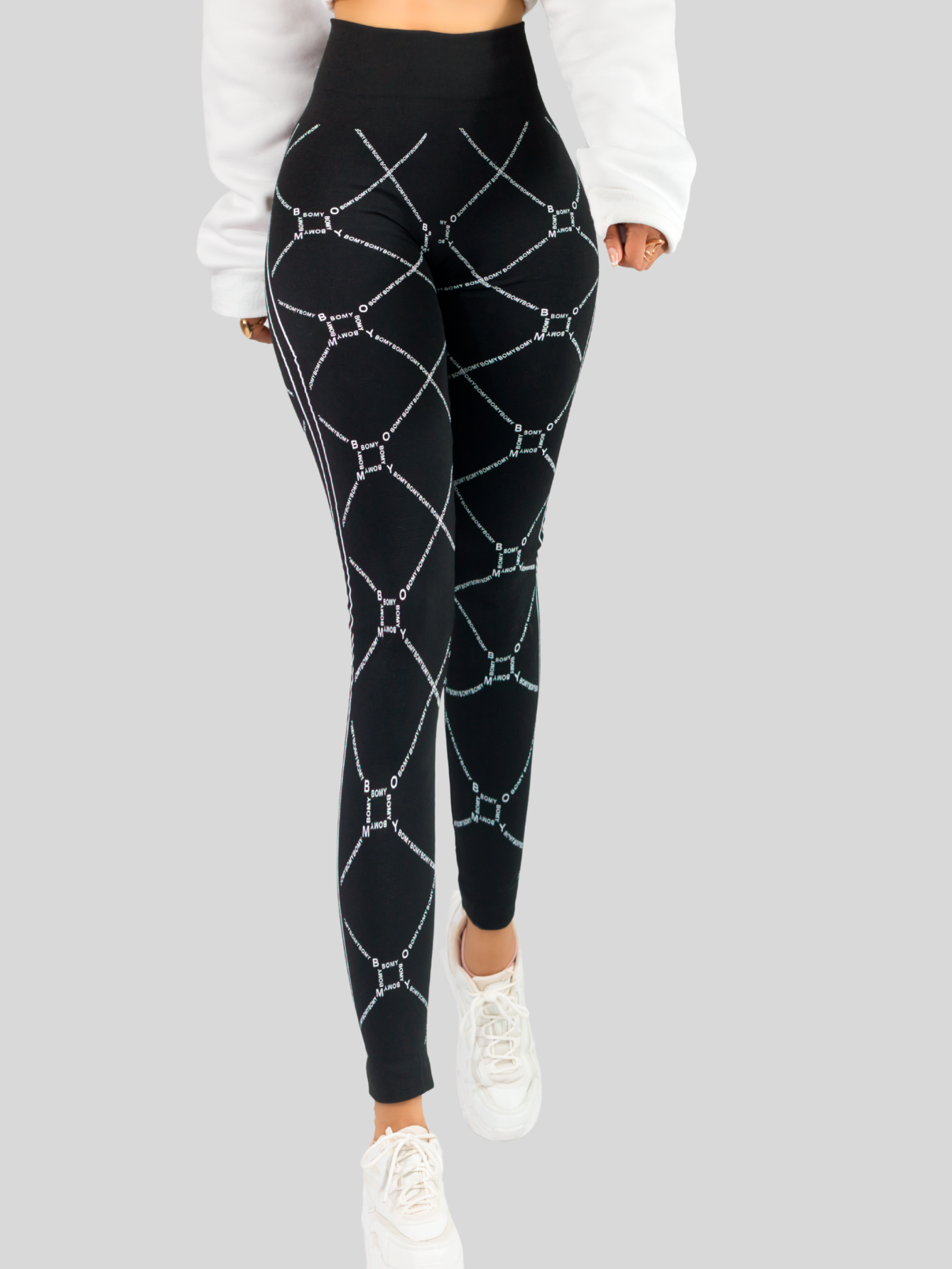 Foto 7 pulgar | Leggins Mujer Legging Mallones Lic-010 Marino Negro Térmicas Mayon
