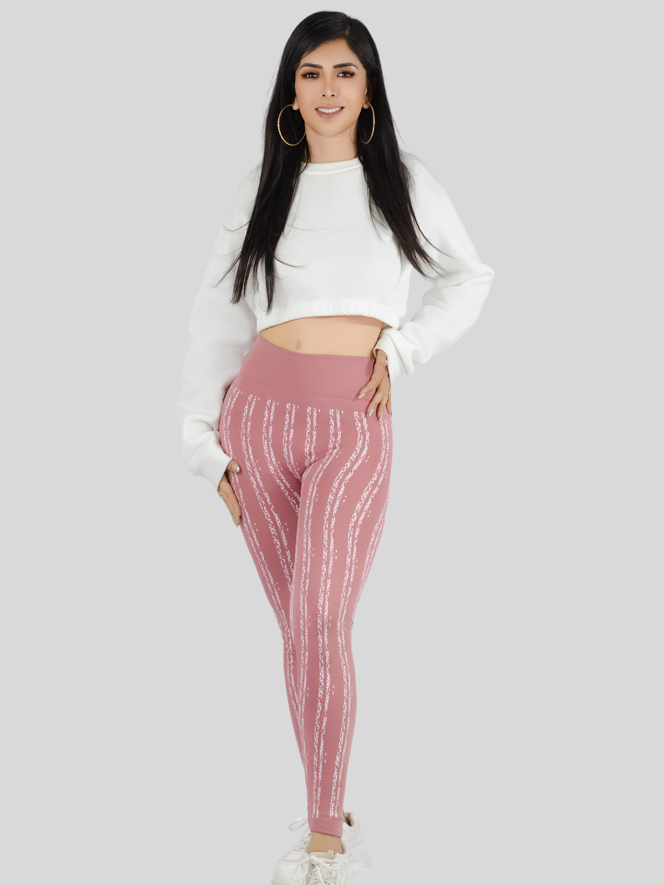 Foto 3 pulgar | Leggins De Mujer Mallones Dama Lic-0186 Rosa Mallas Deportivas O Casuales