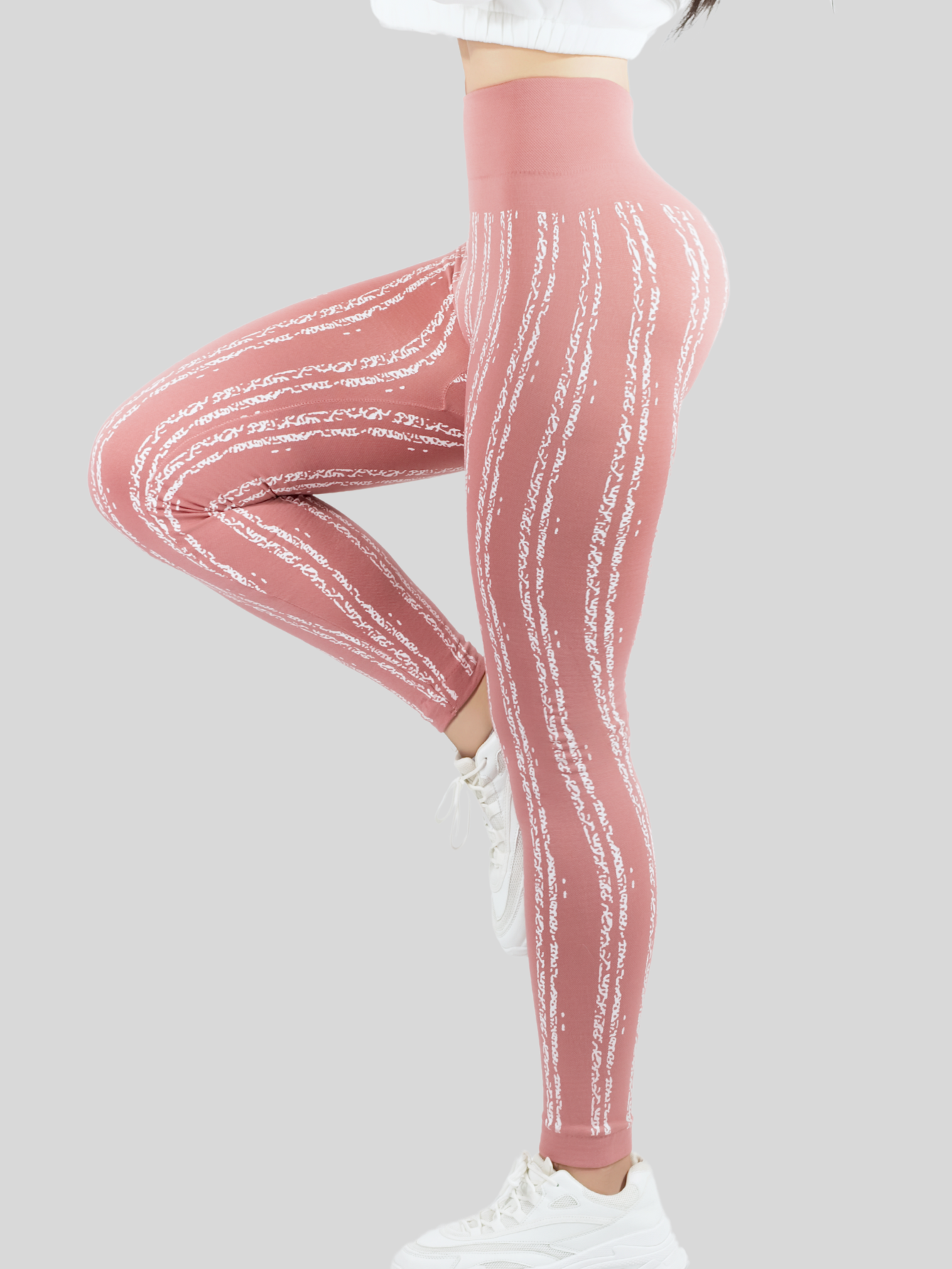 Foto 5 pulgar | Leggins De Mujer Mallones Dama Lic-0186 Rosa Mallas Deportivas O Casuales