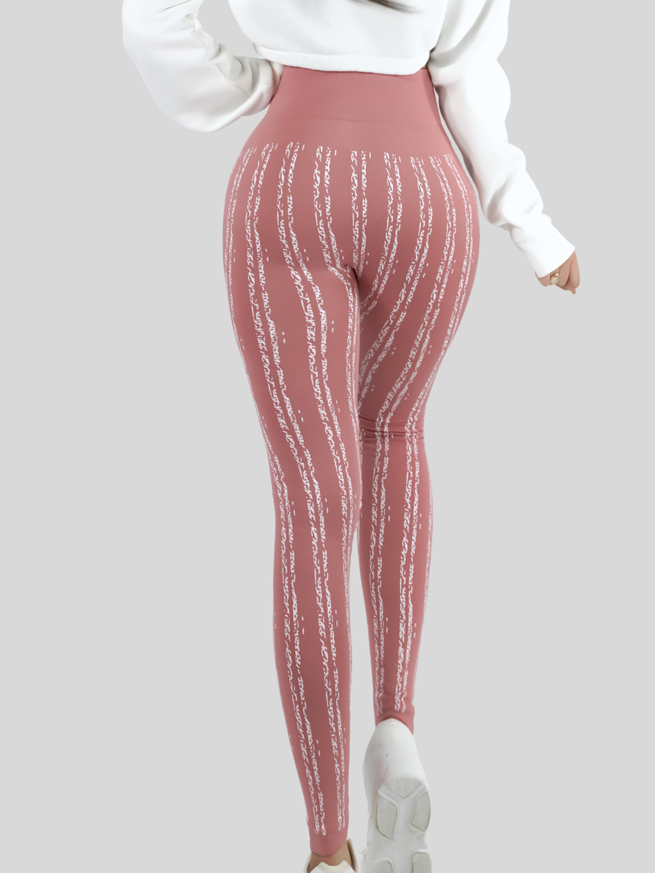 Foto 6 pulgar | Leggins De Mujer Mallones Dama Lic-0186 Rosa Mallas Deportivas O Casuales