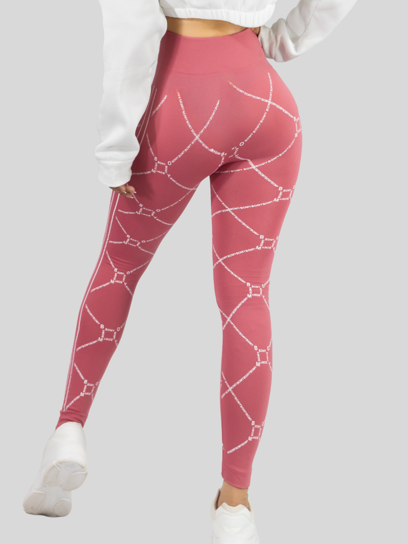Foto 6 pulgar | Leggins Mujer Legging Mallones Lic-010 Rosa Mallas Térmicas Mayon
