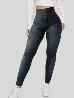 Foto 4 | Leggings Negros para Mujer