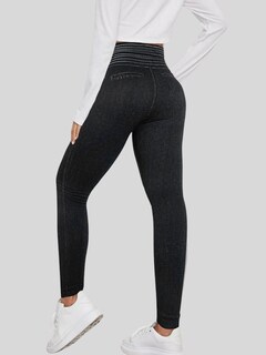 Foto 3 | Leggings Negros para Mujer