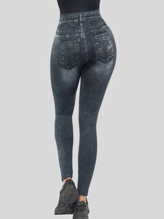 Foto 5 | Leggings Negros para Mujer